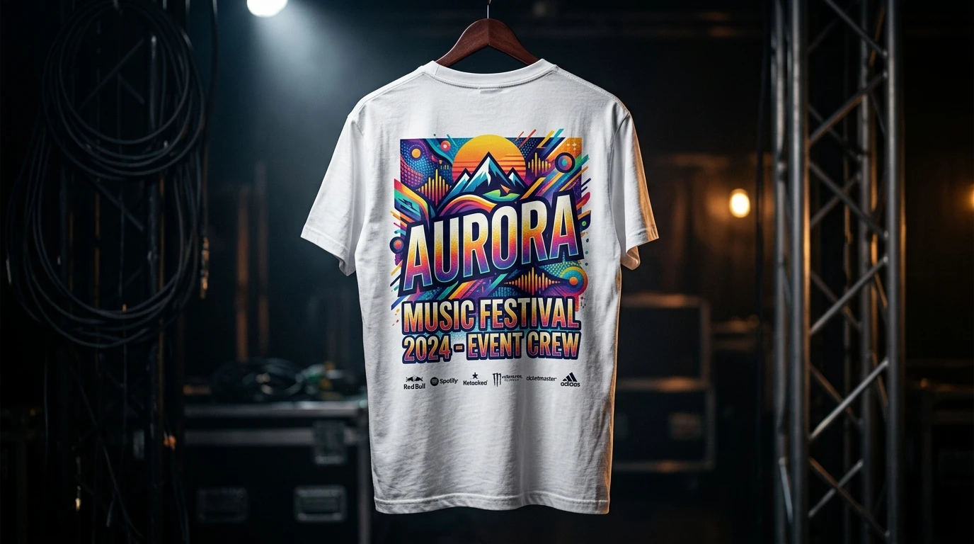 Events, Messen & Promotions — Vollfarbig und fotorealistisch