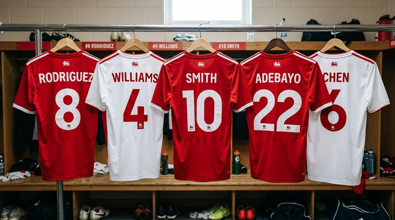 Vereine & Teams — Individuelle Nummern & Namen