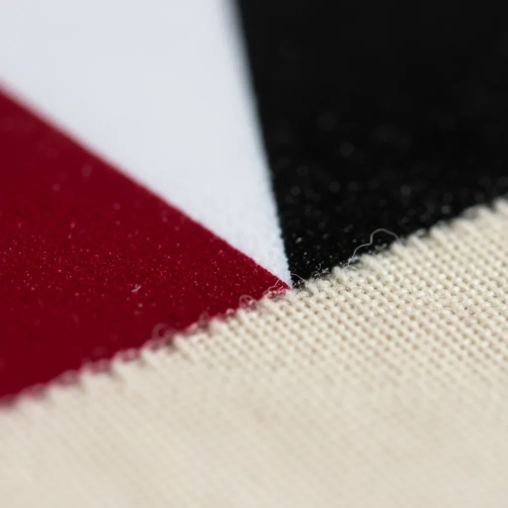 DTF-Transferdruck Nahaufnahme — Textildruck Regensburg