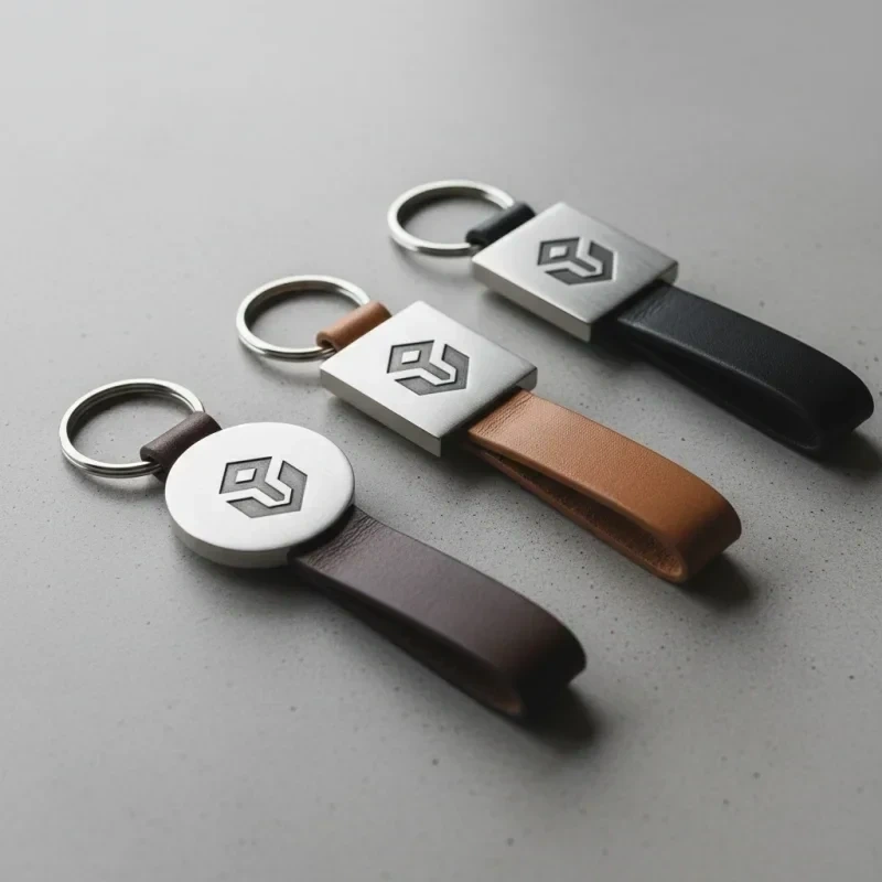 Custom Schlüsselanhänger mit Logo bedruckt — Siluri Clothing Regensburg